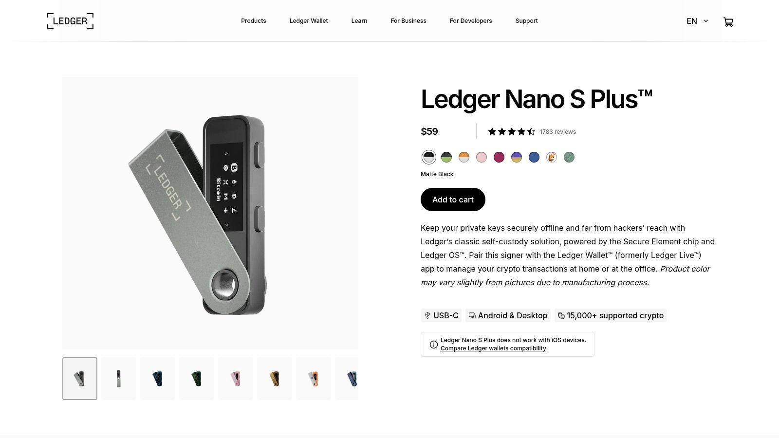Ledger Nano S Plus