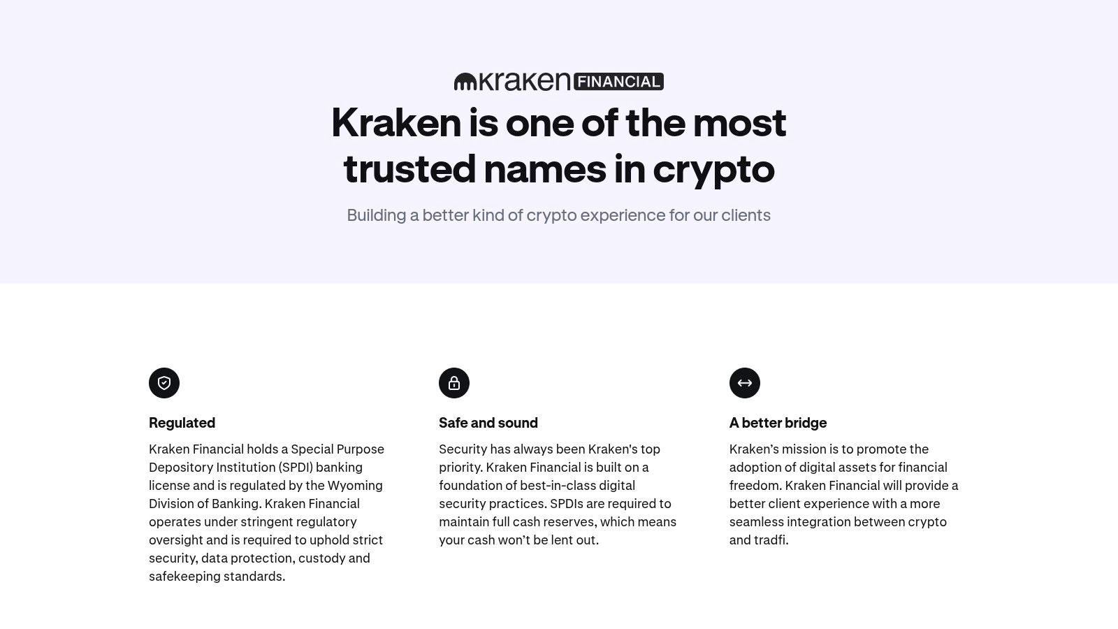 Kraken Financial (Kraken Bank)