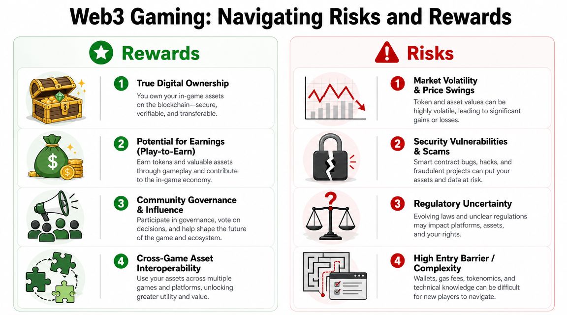 Navigating the Risks and Rewards of Web3 Gaming