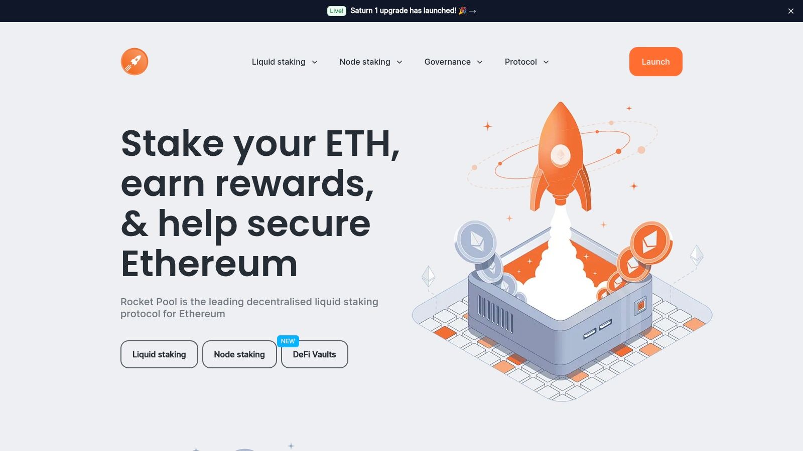 Rocket Pool (rETH): Decentralized ETH Staking