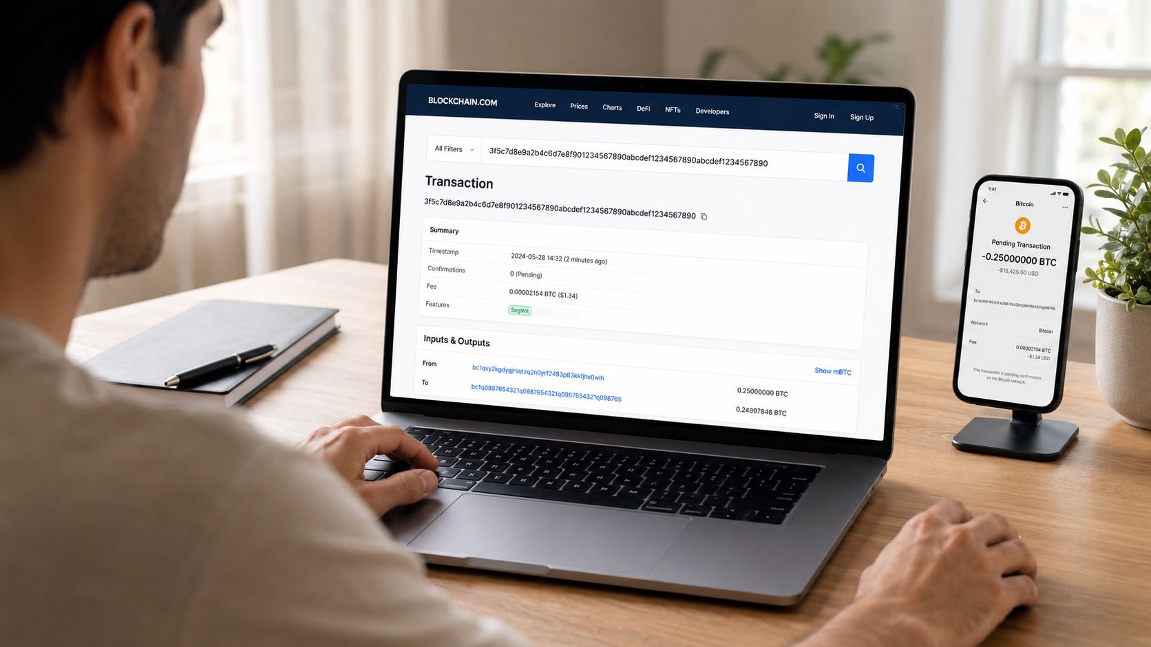 Screenshot from https://blockchain.info/explorer
